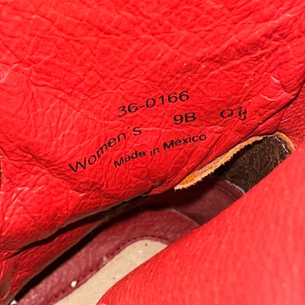 Trask Brown and Pink Ankle Boots FINAL PRICE CUT - Picture 6 of 10